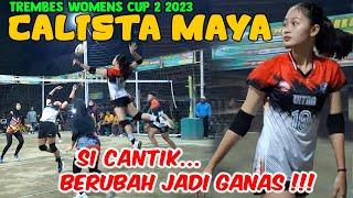 Ngeri  Calista Maya Tunjukkan Spike Ganas di Voli Tarkam Trembes Womens Cup 2023   Set 1