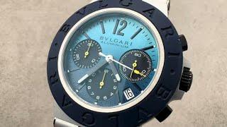 Bulgari Aluminium Capri Edition Chronograph 103844 Bulgari Watch Review