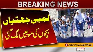 Holidays  Punjab govt announces summer vacations for educational institutes  Pakistan News