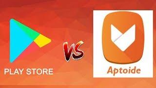 Play Store vs Aptoide  Tutorial Download Aplikasi Yang Tidak Tersedia Pada Play Store