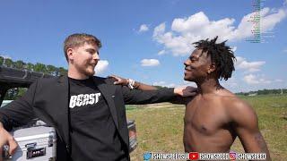 $100000 WIPEOUT with MrBeast and KSI