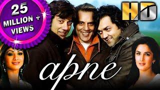 Apne HD – Blockbuster Hindi Film  Dharmendra Sunny Deol Bobby Deol Katrina Kaif  अपने