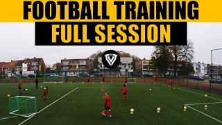 Football Training  Full Session  U11 - U12 - U13 - U14  Thomas Vlaminck