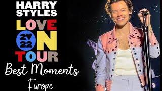 Harry Styles love on tour Europe best moments 2022 