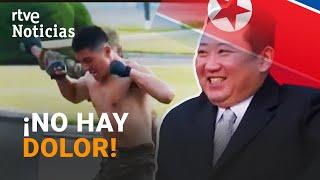 COREA DEL NORTE KIM JONG UN orgulloso ante la BRUTAL demostración de fuerza de sus soldados  RTVE