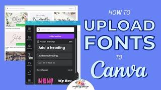 How to Upload Fonts in Canva Desktop and Mobile