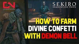 Sekiro - How to Farm Divine Confetti with Demon Bell - Demon Bell Location