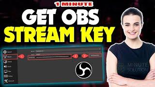 How to get obs stream key 2024 Quick & Easy