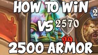 3 Ways To Beat 2500 Armor Druid  Hearthstone Saviors of Uldum