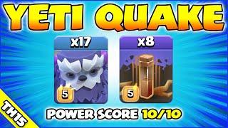 17 x YETIS + 8 x EQ = SO POWERFUL TH15 Attack Strategy Clash of Clans