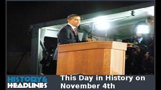 This Day in History on November 4th