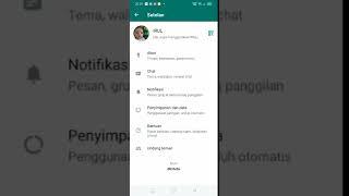 Cara stop penyimpanan otomatis Foto dan Vidio di whatsApp