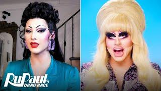 The Pit Stop S13 E5  Trixie Mattel & Violet Chachki Judge ‘The Bag Ball’  RuPauls Drag Race