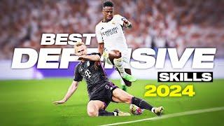Crazy Defensive Skills & Tackles in Football 2024