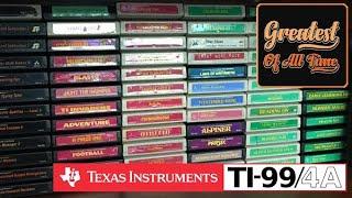 The 20 Greatest Texas Instruments TI-994A Games of All-Time