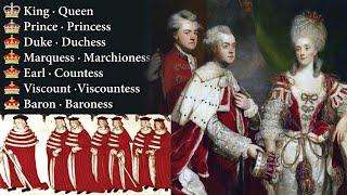 Royalty 101 British Titles of Royalty & Nobility