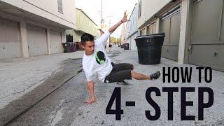 How to Breakdance  4 Step  Footwork 101