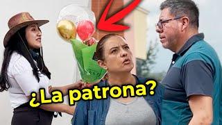 LA PATRONA le ENVÍA UN REGALO al VIEJO  Br0m1t4  Los Morales