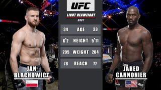 Jan Błachowicz vs Jared Cannonier Full Fight