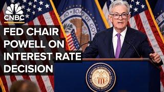 Federal Reserve Chair Jerome Powell speaks after Fed holds interest rates steady — 7312024