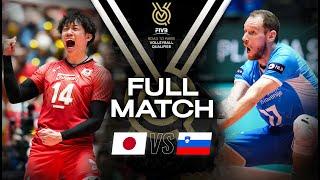  JPN vs  SLO - Paris 2024 Olympic Qualification Tournament  Full Match - Volleyball