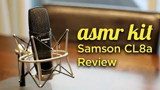 ASMR Kit Review Samson CL8a Mic + Stand - Soft Speaking Whispering Tapping ️