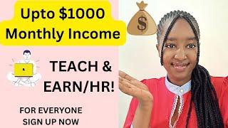 Up to $10HR Teaching English and Other Subjects in a Virtual Classroom