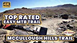 McCullough Hills Trail  Best Popular Easy MTB Trail in Vegas  Sloan Canyon   Top Rated