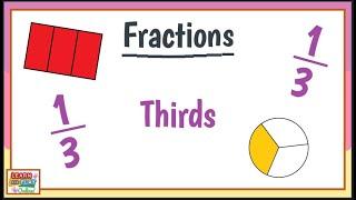 Fractions for Kids Thirds