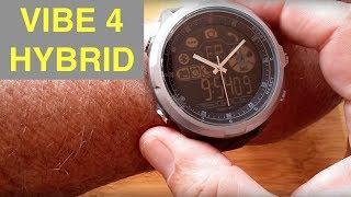 ZEBLAZE VIBE 4 HYBRID AnalogDigital 5ATM Waterproof Smartwatch Unboxing and 1st Look