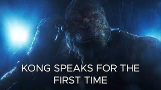 Kong speaks for the first time  Godzilla vs Kong 2021 Sign Language  Kong wants to go home