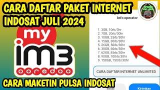 CARA DAFTAR INTERNET UNLIMITED INDOSAT 2024  PAKET INTERNET MURAH IM3 2024