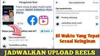 Cara Menjadwalkan Upload Video Reels Facebook Pro dan Halaman  Fanpage #facebook