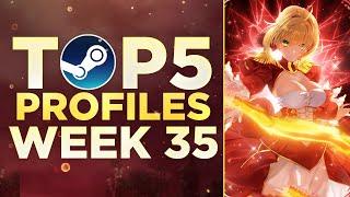 TOP 5 BEST STEAM PROFILES OF THE WEEK #35 - TOP ARTWORK STEAM BEST DESIGNS BEST ANIMATIONS