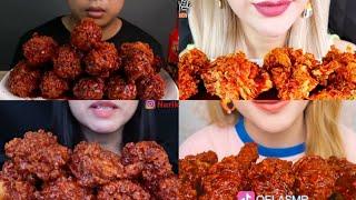 #19 Request ASMR AYAM CRISPY SIRAM SAUS SAMYANG PEDAS KOREA 