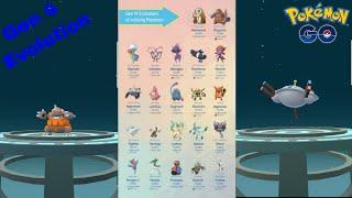 Pokemon Go All Sinnoh Stone Evolution & Gen 4 Existing Pokemon Evolution