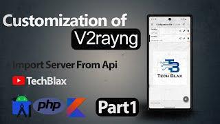 How to Customize V2rayng source to receive server from the Api #v2rayng #vpn