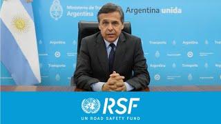 Video message from Diego Giuliano Minister for Transport Argentina