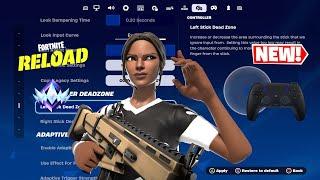 NEW BEST Controller SETTINGS + Sensitivity For Fortnite PS4PS5XBOXPC