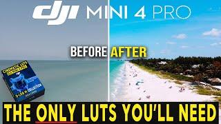 DJI Mini 4 Pro LUTS - COLOUR GRADE IN SECONDS