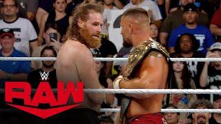 Bron Breakker and Sami Zayn show respect after Raw goes off the air Raw exclusive Aug. 12 2024