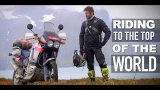 I fix an old motor bike and ride to the Arctic Circle The Warhorse Honda XRV750 Africa Twin