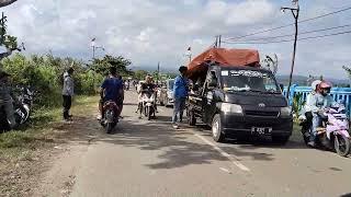 SUASANA PANTAI SANTOLO GARUT LEBARAN 2024 HARI SABTU