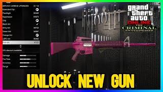 GTA Online The Criminal Enterprises DLC Update - How To UNLOCK New GUN  WEAPON - Service Carbine
