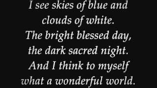 Louis Armstrong - What A Wonderful World Lyrics