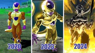 Golden Frieza Transformation Cinematic Cutscenes 2016-2024