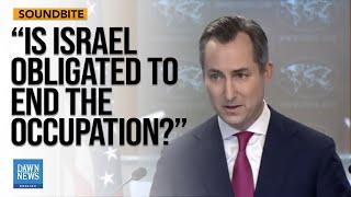 Journalist grills US state dept on Israeli occupation  Dawn News English