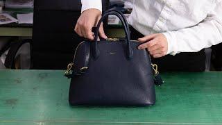 The process of making luxury ladies bags by Japanese craftsmen.