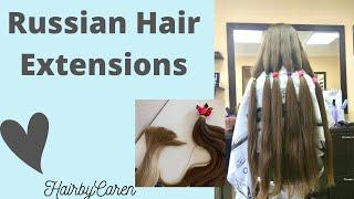 Russian hair extensions Natural Virgin Hair from Russian Girl