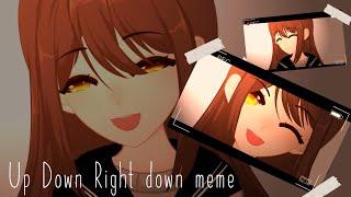 Up Down Right Down Meme  Art+ Live 2d